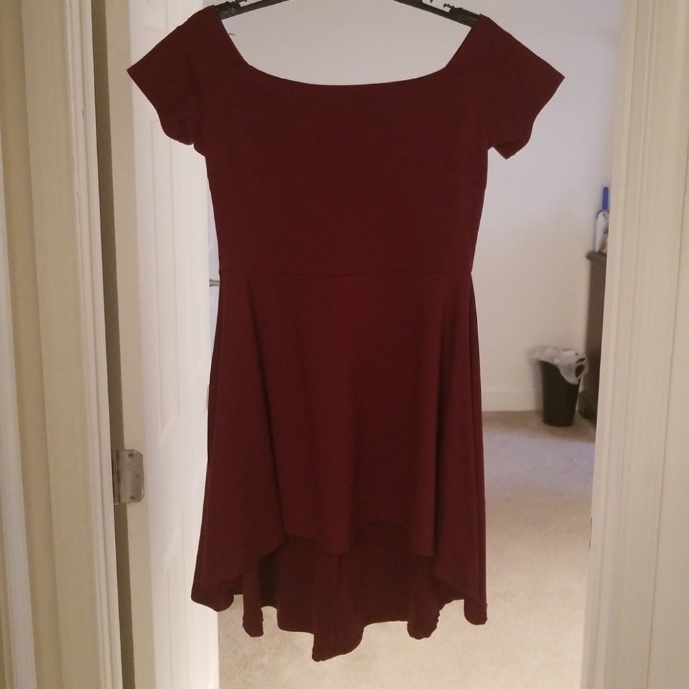 Red High Low Dress